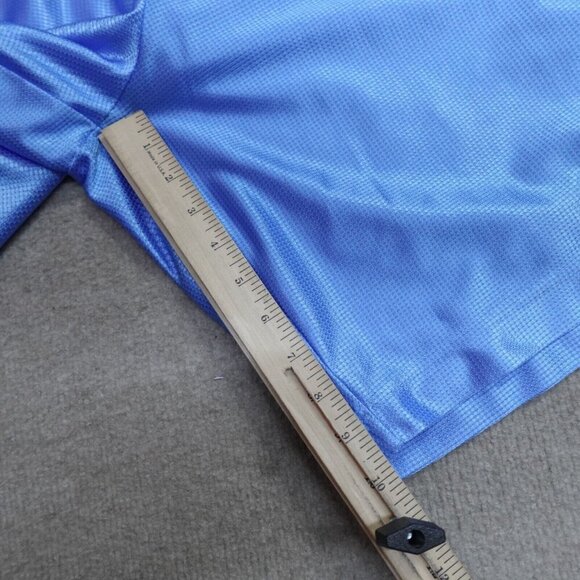 Vintage Nike Shorts Large Blue Satin Old Stock Gray Tag NEW - Picture 5 of 12